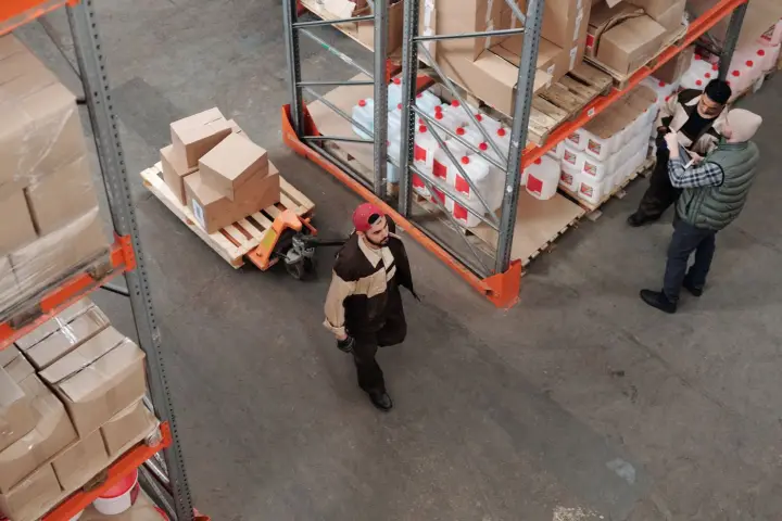 Natáčení náborového videa ve skladu